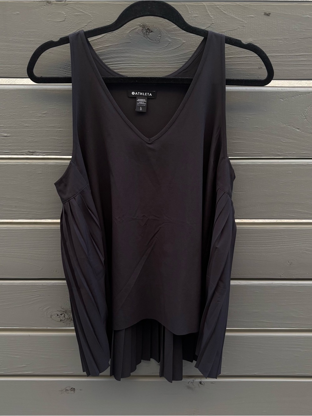 Athleta Black Racerback Performance Tank Size L Athleisure Yoga